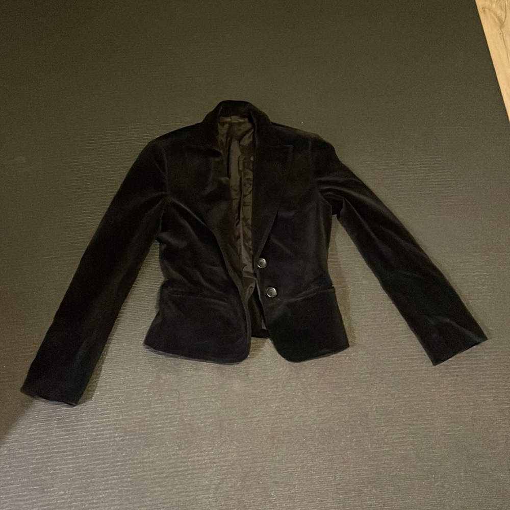 Express suede blazer size 4